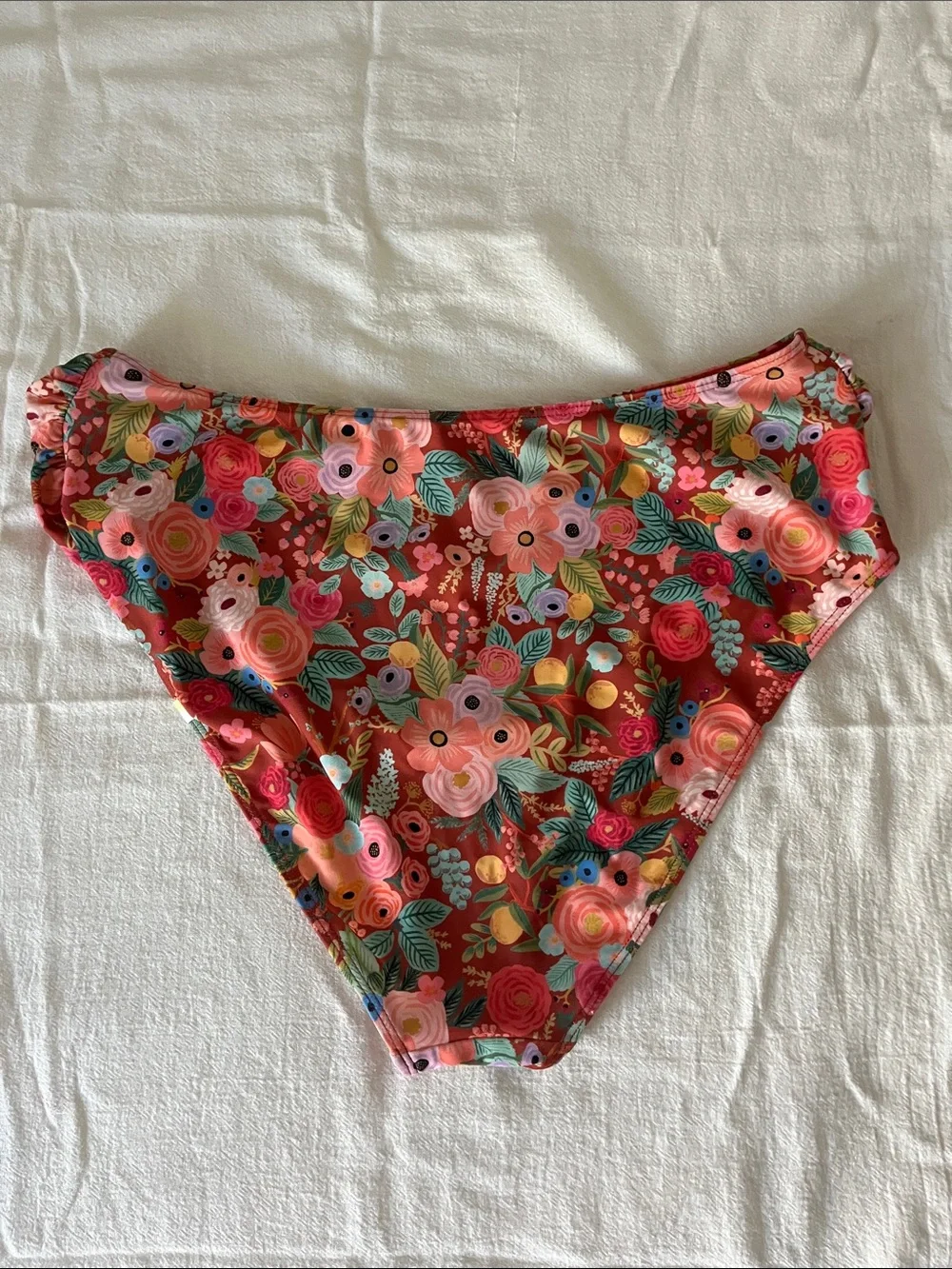 summersalt x rifle paper co One-Shoulder Bikini Set - Picture 2 of 8
